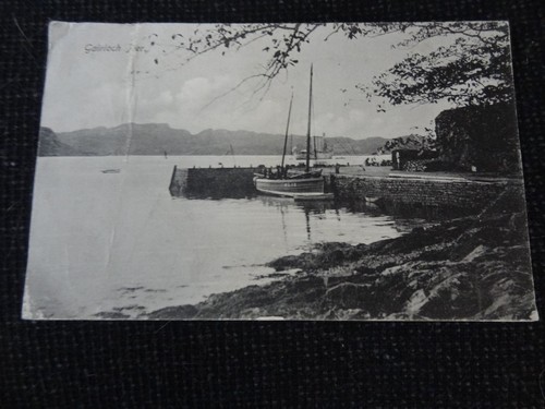 Gairloch pier postcard - gairloch,