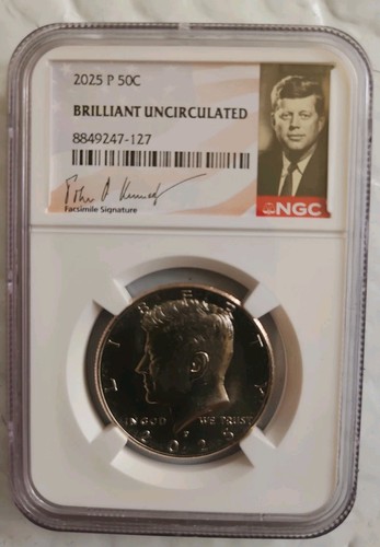 Kennedy half dollar 2025 - kennedy, p