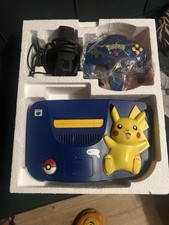 Nintendo 64 Pokemon Pikachu Edition Blue & Yellow Console (NTSC)