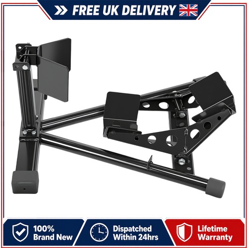 Motorcycle front wheel chock - front,