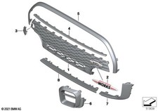 MINI Genuine Emblem JCW Badge