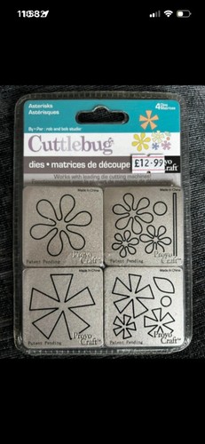 Cuttlebug dies asterisks - 4x,