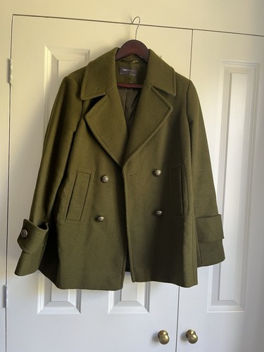 Wool blend coat - m&s,