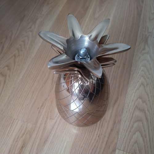 Metal pineapple trinket box - metal,