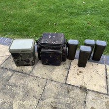 Korda Dark Kamo Cube 30l Carryall With 17l Kontainer Bucket System