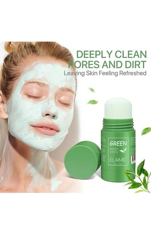 Green tea face - face, stick