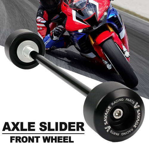 Front wheel fork axle slider - front,