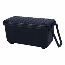 Heavy Duty Extra Large 160 Litre Plastic Storage Box Container Trunk with Wheels