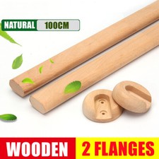 Beech Wood Wardrobe Pole