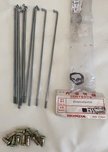 Honda spokes nipples x - 9, &