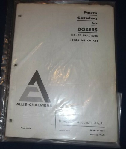 Allis chalmers hs ca - chalmers, ha