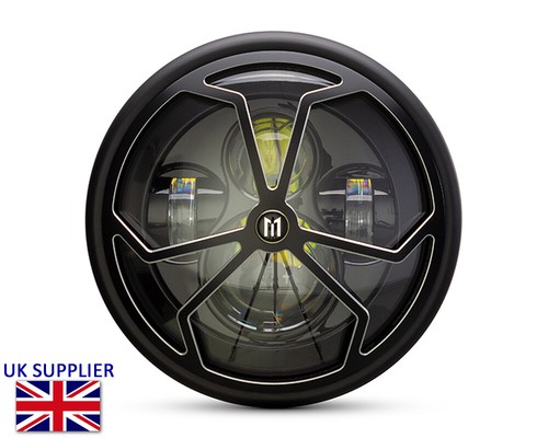 Motorcycle headlight led - led, 7.7"