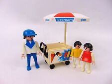Vintage Playmobil Ice-Cream Cart / stand, Seller and Children | 3563