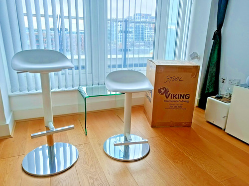 Ikea adjustable bar stools - 2,
