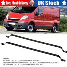 2x Fuel Tank Support Straps For Trafic Vauxhall Vivaro 1.9 2.0 2.5 2001-2014 UK