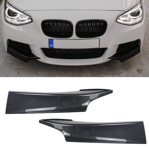 2pcs carbon style front bumper - front,