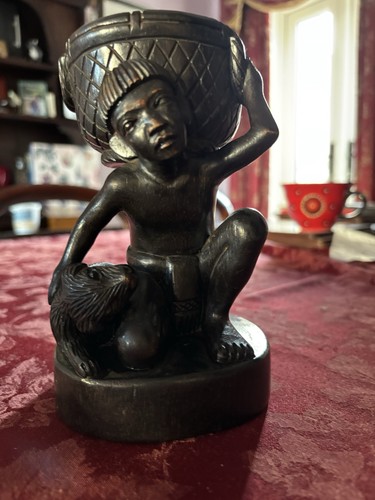 Hand carved african figurine - hand,