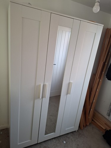 Ikea brimnes wardrobe mirror - wardrobe,