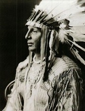 *Indian Postcard-"White