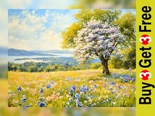 Scenic Flower Field 5"x7"