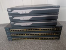 Cisco 1841 Routers and 2950 24 Port Switches with 12U Rack | CCNA Lab
