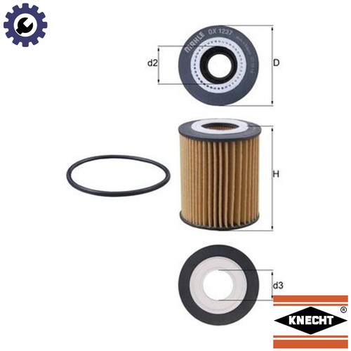 Oil filter 1237d - oil,