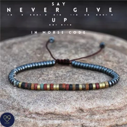 Morse code never - code, up