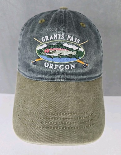 Vtg grants pass fish - grants, hat