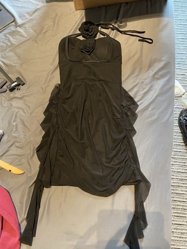 Black blumarine style dress - black,