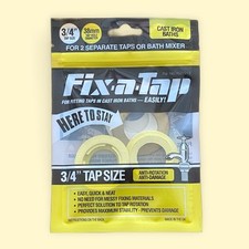 Essex Yellow Fix-a-Tap Tap Fitting Kit for 3/4" Taps or Bath Mixer - For Cast I