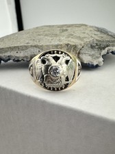 10k Gold Antique Masonic Ring