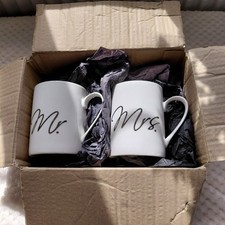Mr & Mrs Mugs Ceramic