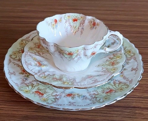 Antique bone china floral - china,