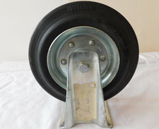 Wicke Large Castor Wheel 10" Diameter, With Rubber Wheel [1R17A]