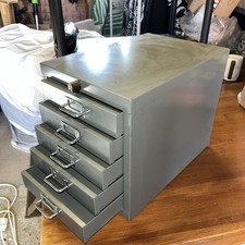 bisley 5 drawer filing cabinet