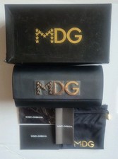 Madonna MDG Dolce & Gabbana Semi Hard Glasses Case + Pouch, Cleaning Cloth & Box