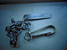 JAGUAR KEYRING DOG TAG CLIP XK120 XK140 XK150 XKE E TYPE MK2 VINTAGE BROWNS LANE