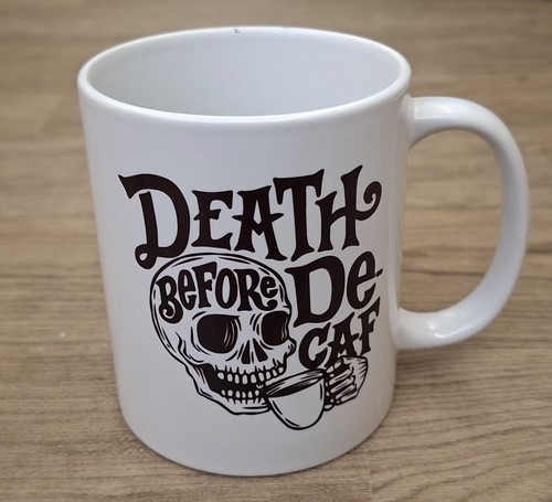 Skull crusher coffee - skull, white