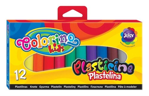 Colorino plasticine colours - 12,
