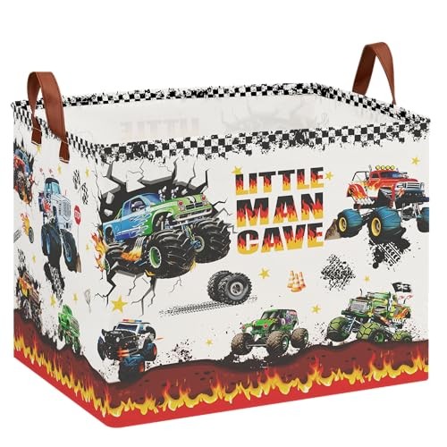 Monster trucks storage basket - monster,