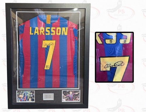 Henrik larsson signed and - larsson,
