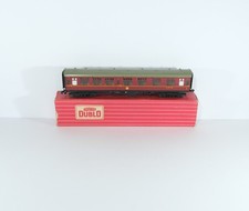 Hornby Dublo 2-Rail 4052 B.R. Maroon 1st/2nd Corridor Coach Boxed Train Model N3