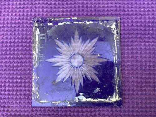 Victorian blue cut glass - victorian,