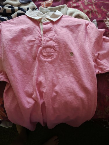 Mens joules pink rugby shirt - rugby,