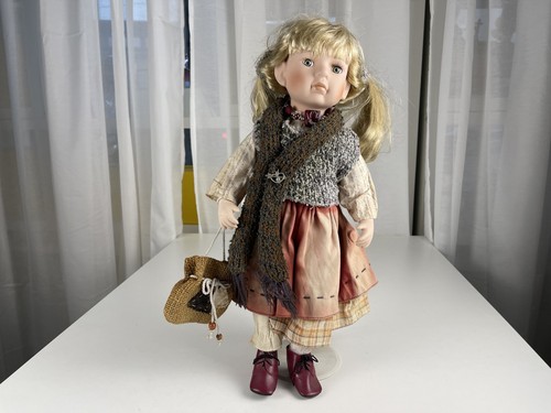 Antique porcelain head doll