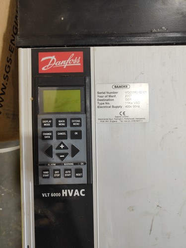 Danfoss vlt 6000 - 6000, hvac