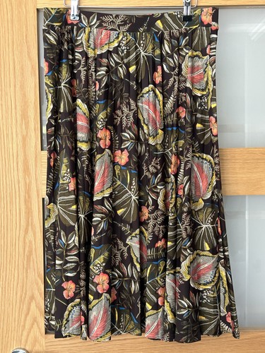 Damart brown floral elastic - damart,