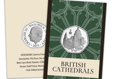 NEW 2025  ST.PAULS CATHEDRAL JERSEY 50P BRILLIANT UNCIRCULATED IN C/C SIZE CARD