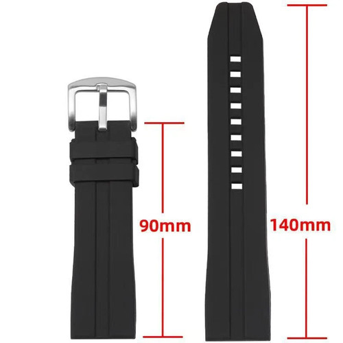 Extra long silicone watch - silicone,
