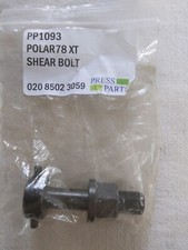 Polar 78 XT Guillotine Shear Bolt Press Parts PP1093